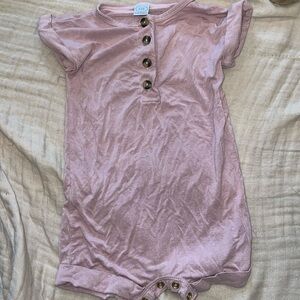 Lou Lou & company pink romper size 12-24mo